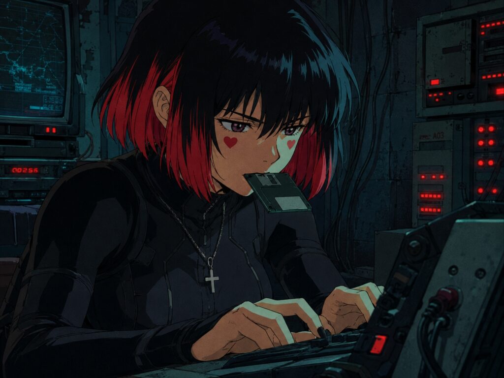 Kaith hackeando una terminal.