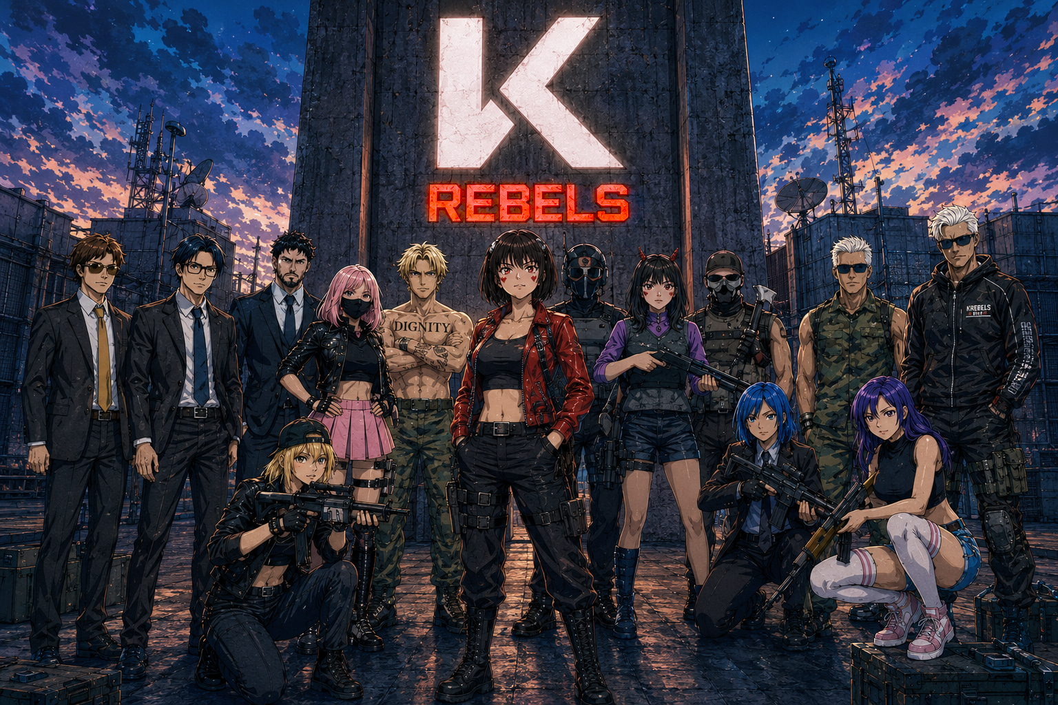 Comunidad Kaith's Rebels posando para una foto grupal.